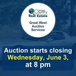 Auction begins to close Wednesday, June 3, 2026,