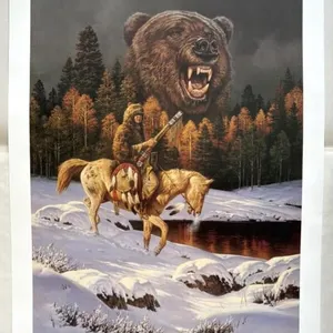 “The Knight of the Grizzly” by Chuck Ren Signed