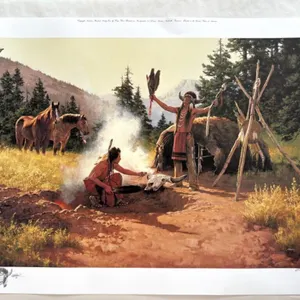 “Prayer to the White Buffalo” by Chuck Ren Signed