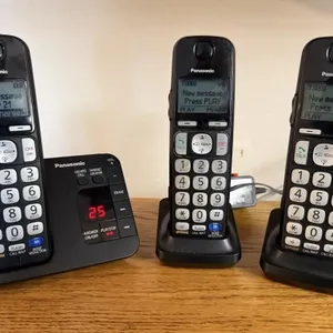 Panasonic answering machine, cordless telephones