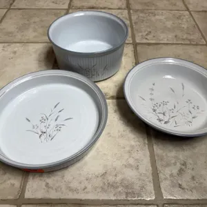 Noritake stoneware baking dishes (3)