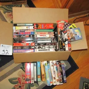 Assortment of VCR Tapes
