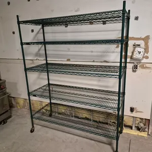Metro Style 5 Tier Epoxy Coated Shelving Unit - 60" x 24" - NSF Approved