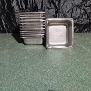 (12) Vollrath Sixth Size 2-1/2" Deep Stainless Steel Hotel Pans - Model # 3062-2 - NSF Approved