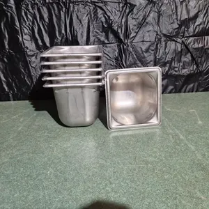 (6) Vollrath Sixth Size 6" Deep Stainless Steel Hotel Pans - Model # 90662 - NSF Approved