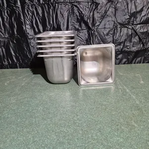 (6) Vollrath Sixth Size 6" Deep Stainless Steel Hotel Pans - Model # 90662 - NSF Approved