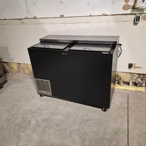 (Runs and Cools) Perlick Dual Slide Top Bottle Cooler on Casters - Model # BC48 - 115 Volts; 1 Ph...