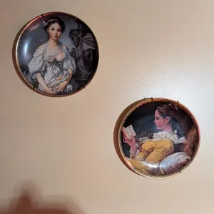 Limoges Fine Art Collector Plates - Greuze and Fragonard