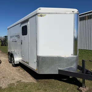OFFICE/STORAGE enclosed 16’ trailer, MINT (GST 5% & PST 7% charged)**** SN 4J6TC16288B105047 **