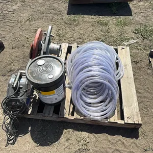WELDER, CHOPSAW, CAT HYD OIL & 5/8" HOSE