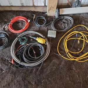 Miscellaneous Lot with Electrical Cords/Cables (W)