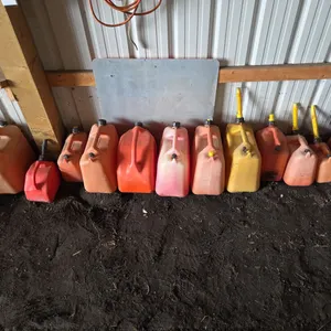 13 Assorted Fuel Cans (W)