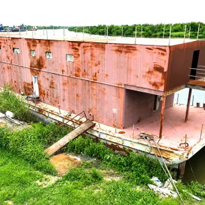 130 X 34 X 10 BARGE WITH LIVING QUARTERS