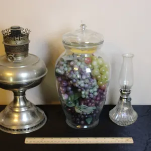 Oil Lamp Vase, Small Oil Lamp, and Rayo Oil Lamp