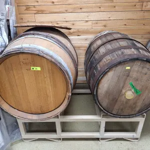 2 Assorted Oak Barrels
