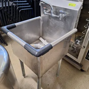 SS 1 Compartment Sink with Faucet, 21"x21.5"