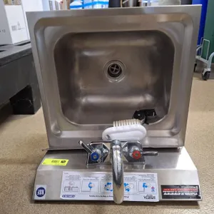 SS 16" Hand Sink with Faucet