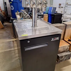 U-Star 4-Tap Kegerator on Wheels, Model USBD-2428, 115V, 23.5"x30"