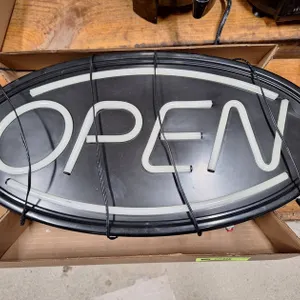 Lighted Open Sign, 19"x10"