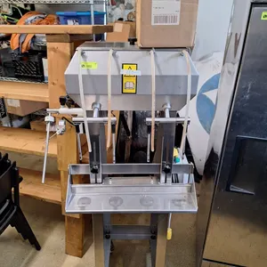 MEP Bottle Filling Machine on Wheels, Model RV25, Serial 26098, 1 PH