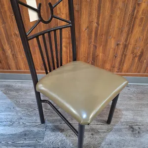 44 Metal Frame Padded Seat Dining Chairs