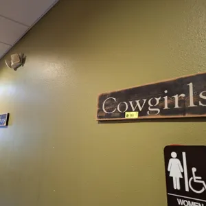 Cowgirl and Cowboy Signs, 23"x6"