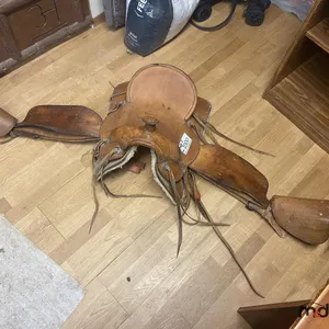Vintage Western Rawhide Saddle
 UNRESERVED