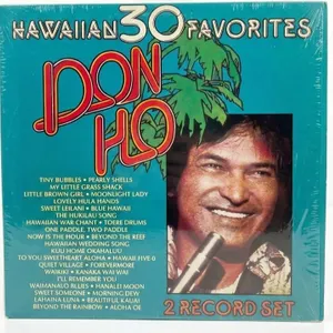 Don Ho Hawaiian 30 Favorites 2 Record Set