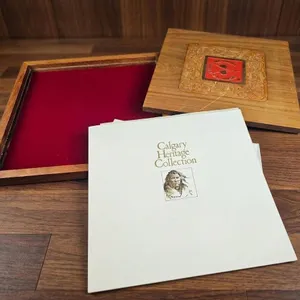 Calgary Heritage Collection Portfolio with Illustrated Prints and Case