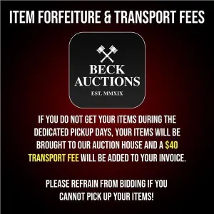 Item Forfeiture & Transport Delivery Fees & Conditions