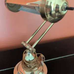 Vintage Brass Barristers Lamp