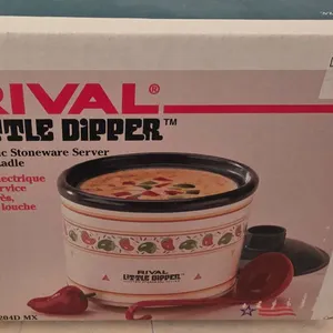 Rival Stoneware Slow Cooker, Thunder Stick Pro, and Dash Ice Cream Maker Bundle