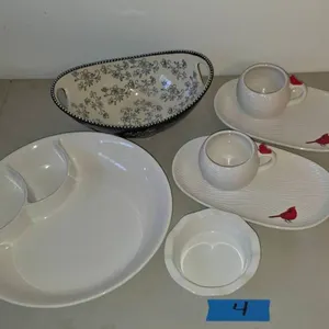 New Temptations Dish Collection With Cardinal And Floral Designs