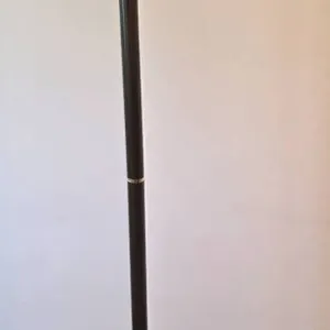 TIFFANY Style Floor Lamp with Stained Glass Shade and Two Decorative Vases
