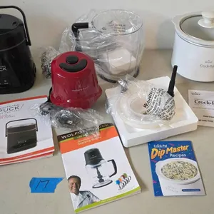 Wolfgang Puck Kitchen Appliances and New Rival 1.5 Quart Crock-Pot Set