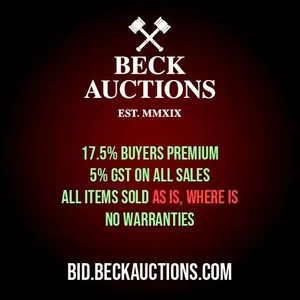 Beck Auctions Inc. Terms & Conditions