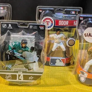 4 Collectible Unopened Sports Icon Figurines: MLB and NHL