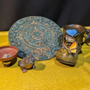 Mexican-Inspired Wall Art and Decorative Planter Set