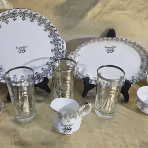 Royal Albert 25th and 50th Anniversary Commemorative China Sets, Multi-Piece Collection