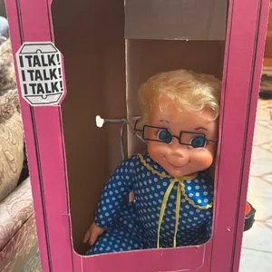 Vintage Mattel Talking Mrs. Beasley Doll in Original Packaging