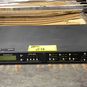 RADIOCOM BTR-800 PROFESSIONAL 2 CHANNEL UHF SYNTHESIZED WIRELESS INTERCOM BASE STATION