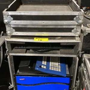 MOBILE PROFESSIONAL RACKMOUNT CABINET WITH HYPER X3 CONTROLLER & POWER AMP