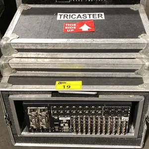 NEWTEK TRICASTER 855 MULTI CAMERA LIVE PRODUCTION AND STREAMING SYSTEM IN MOBILE ROAD CASE