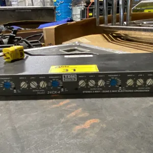 TDM 24CX-4 STEREO 3 WAY/QUAD 2 WAY ELECTRONIC CROSSOVER