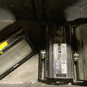 GROUP OF 3 MARTIN ATOMIC 3000 DMX PROFESSIONAL 3000 WATT HIGH-IMPACT STROBE LIGHTS
