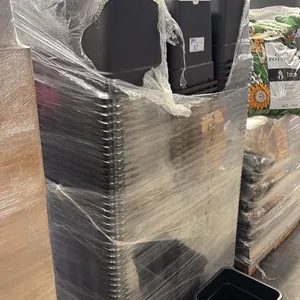 PALLET OF 5-GALLON SQUARE BLACK PLASTIC NURSERY PLANT POT ~423 PCS