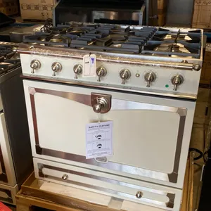 LA CORNUE CORNUF 90 ALBERTINE 36, 36" DUAL FUEL RANGE WITH 5 GAS BURNERS, ELECTRIC CONVECTION OVEN