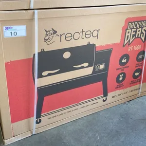 RECTEQ MODEL RT-1000. BACKYARD BEAST WOOD PELLET SMART GRILL/SMOKER WITH 1000 SQ IN COOKING