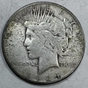 1924 Peace Silver Dollar