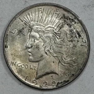 1922 Peace Silver Dollar